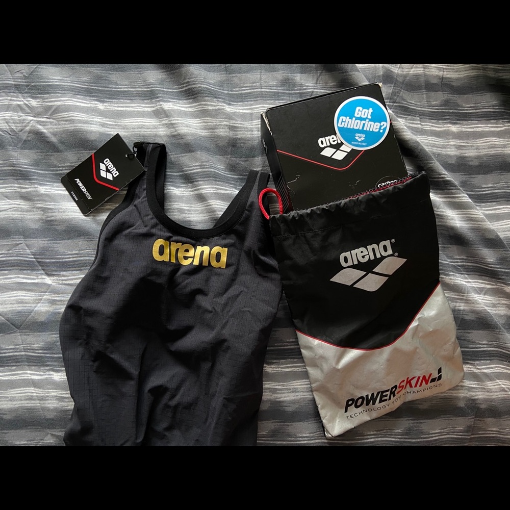 Arena Powerskin Carbon Flex Vx Open Back with tags